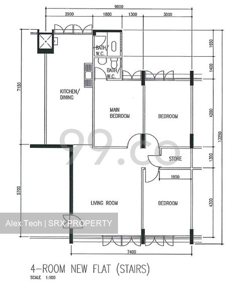 Blk 312 Bukit Batok Street 32 (Bukit Batok), HDB 4 Rooms #174444632